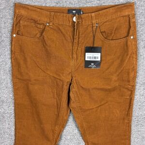 NEW Under 510 Pants Mens 36x28 Caramel Stretch Corduroy 5-Pocket City NWT